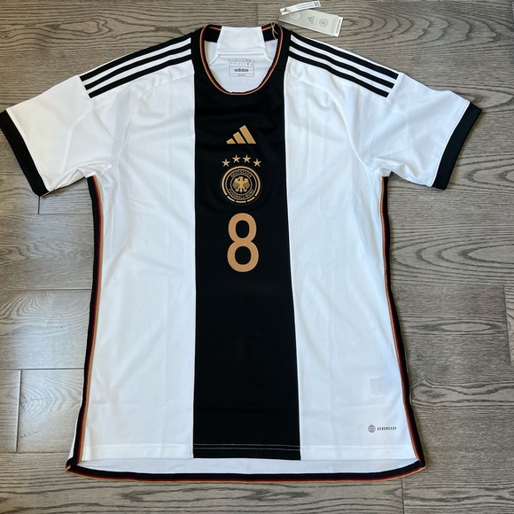 Germany Home Aeroready Jersey 2022 Goretzka #8 BNWT - Picture 1 of 7
